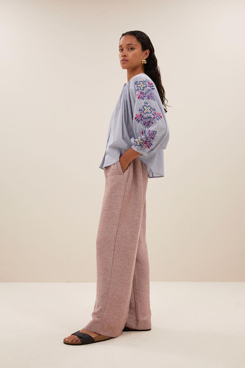 By-Bar By-Bar Blouse Becky Blauw 4