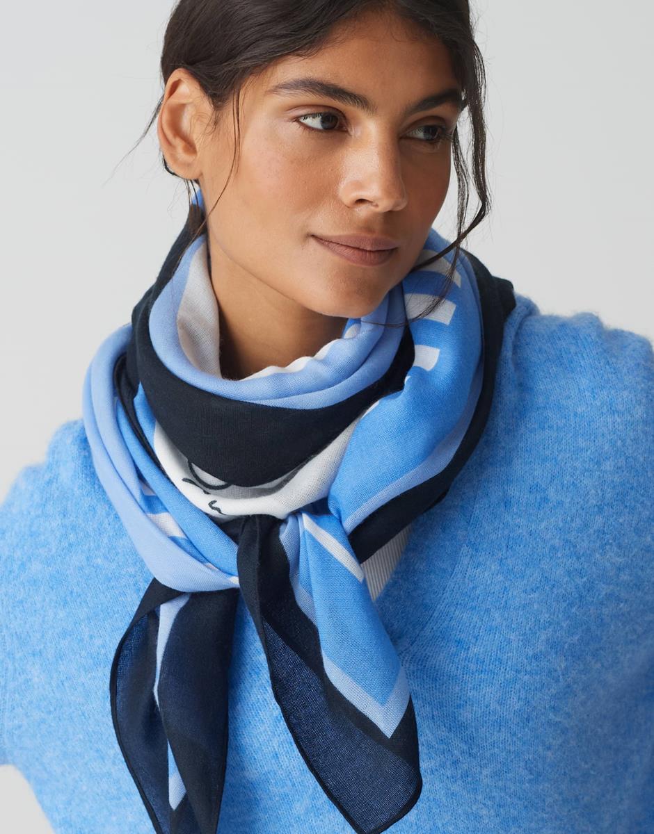 OPUS OPUS Sjaal Argetic Blauw 1