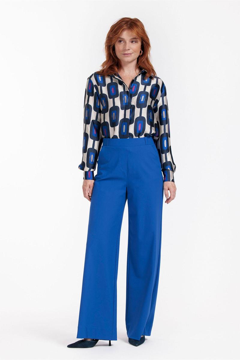 Studio Anneloes Studio Anneloes Pantalon Lexie bonded trou Blauw 6