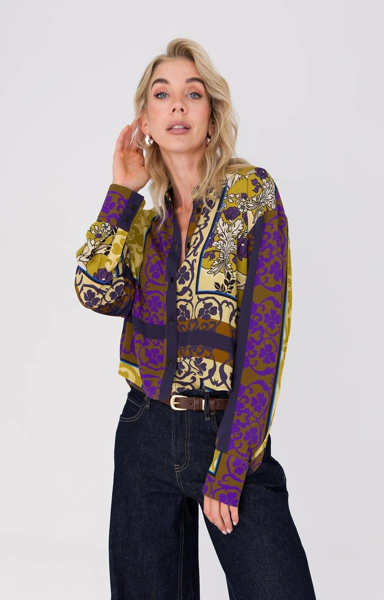 Anna Blouse 32a05-03626 Groen 1