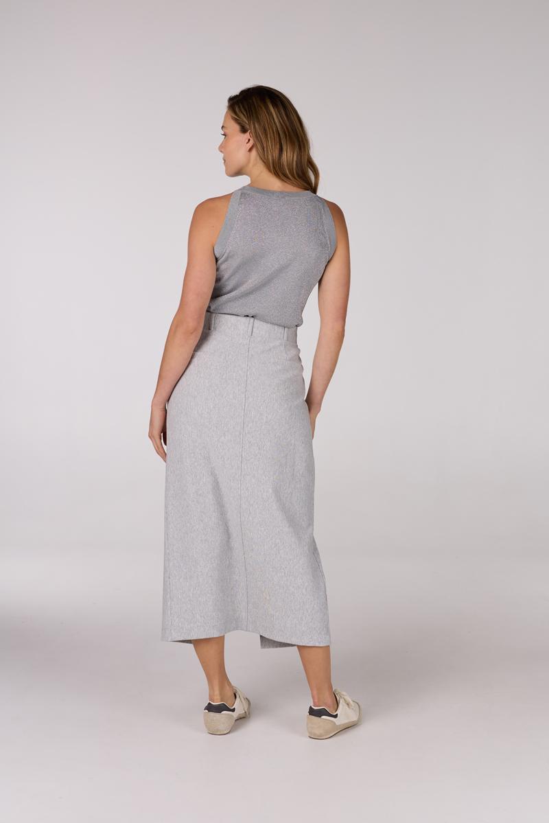 Jansen Amsterdam Jansen Amsterdam Rok GEORGIE SS25 Grijs 4