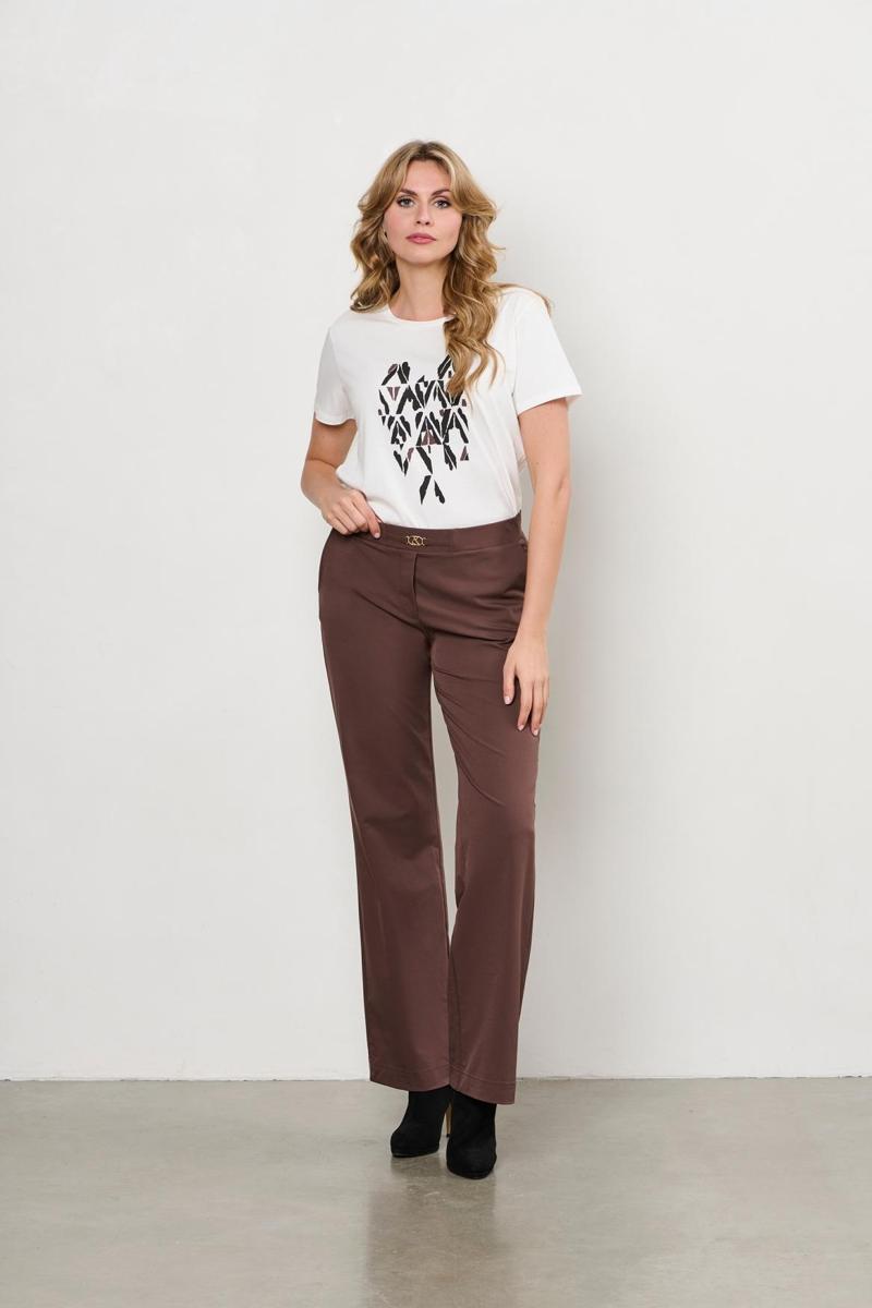 &Co Woman Pantalon PA378 Bruin 5