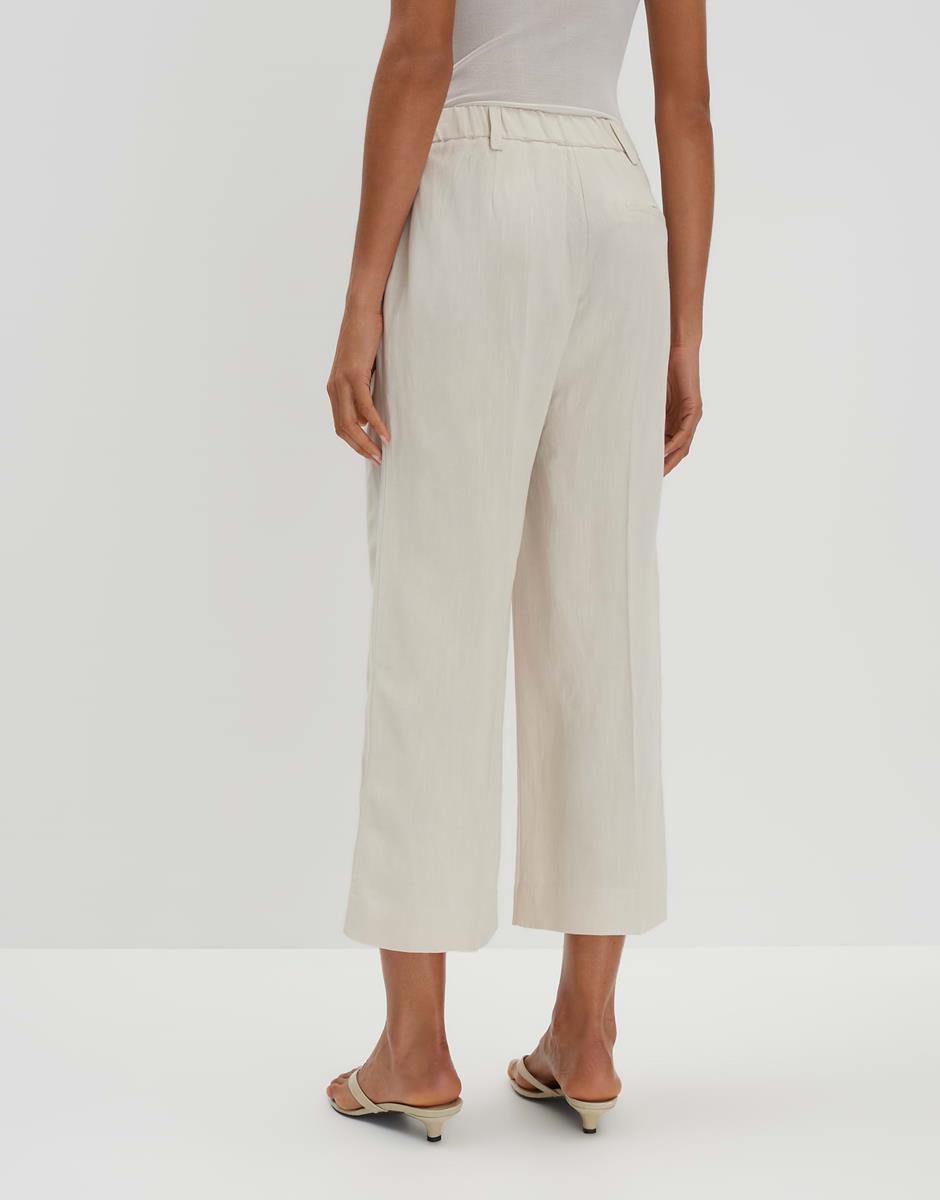 SOMEDAY Pantalon Celino Cropped Off-White 3