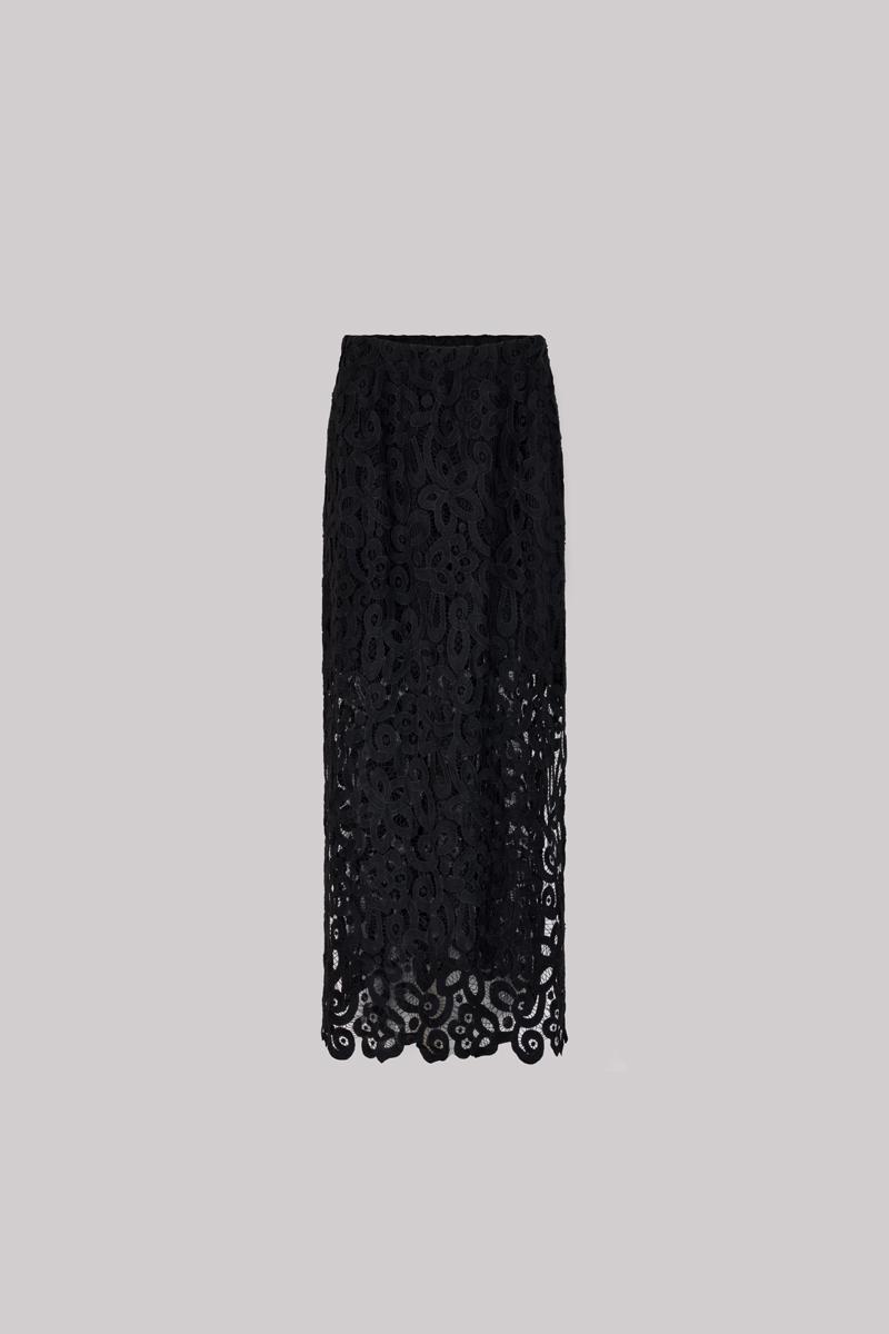 Jansen Amsterdam Jansen Amsterdam Rok LUCY SS25 Zwart 5