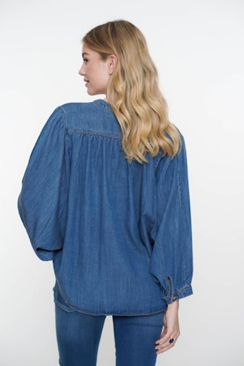 Geisha Geisha Blouse 53013-10 Blauw 5