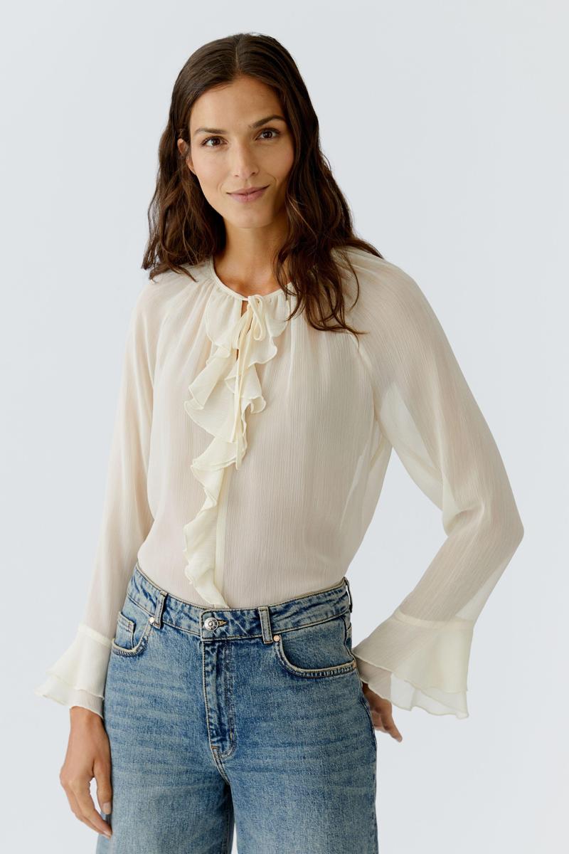 Oui Blouse 0087625 Off-White 3