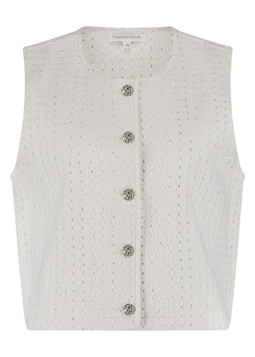 Tramontana Gilet C37-15-801 Off-White 1