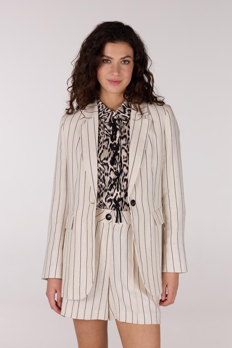 Jansen Amsterdam Jansen Amsterdam Blazer RACHELLE SS25 Beige 2