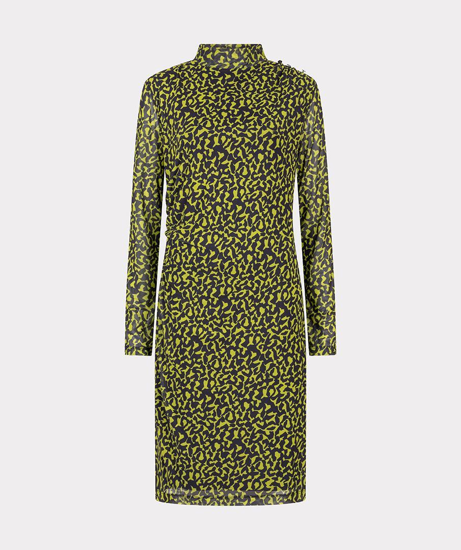 EsQualo Jurk F25.30506 Groen 1