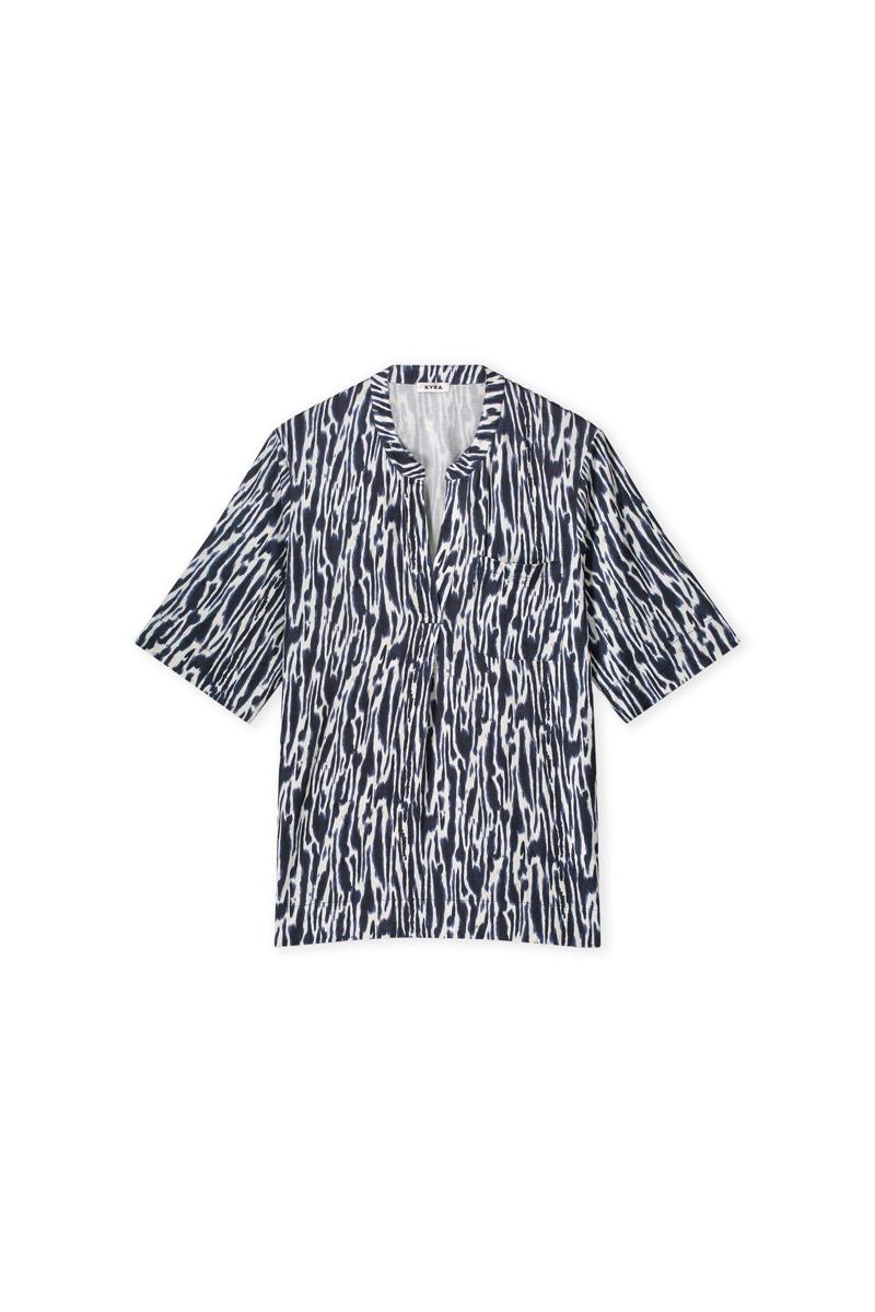 KYRA KYRA Blouse Fleur-s25 Blauw 1