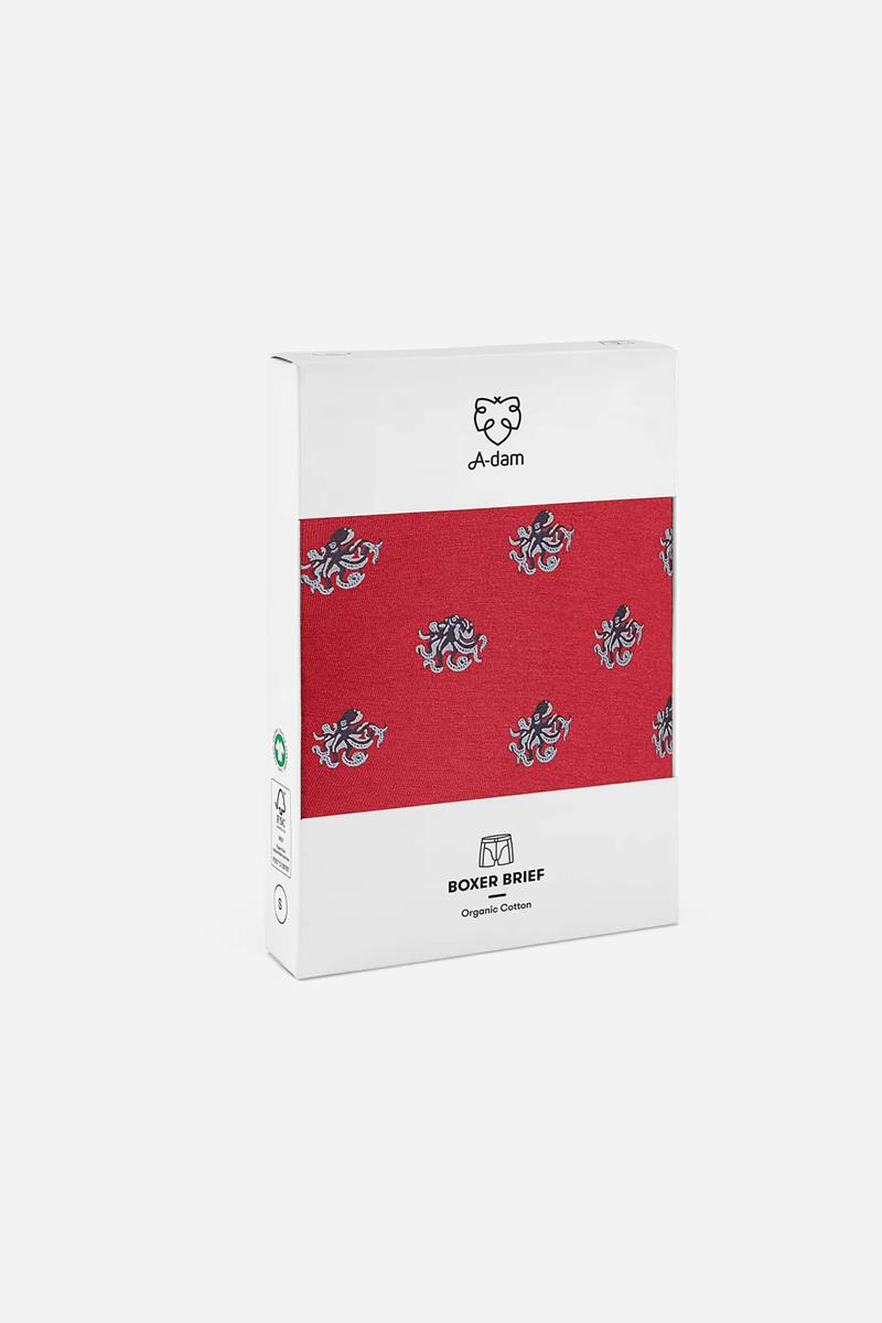 A-dam Boxershort Octopus Rood 4