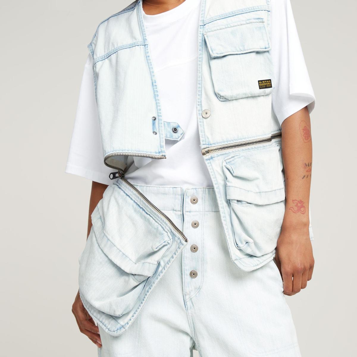 G-Star G-Star Gilet D26300-D436 Blauw 6