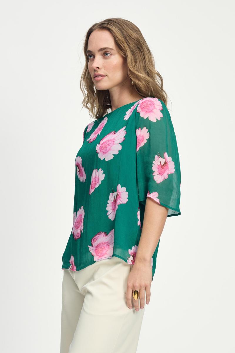 POM Amsterdam POM Amsterdam Blouse SP9076 Groen 4