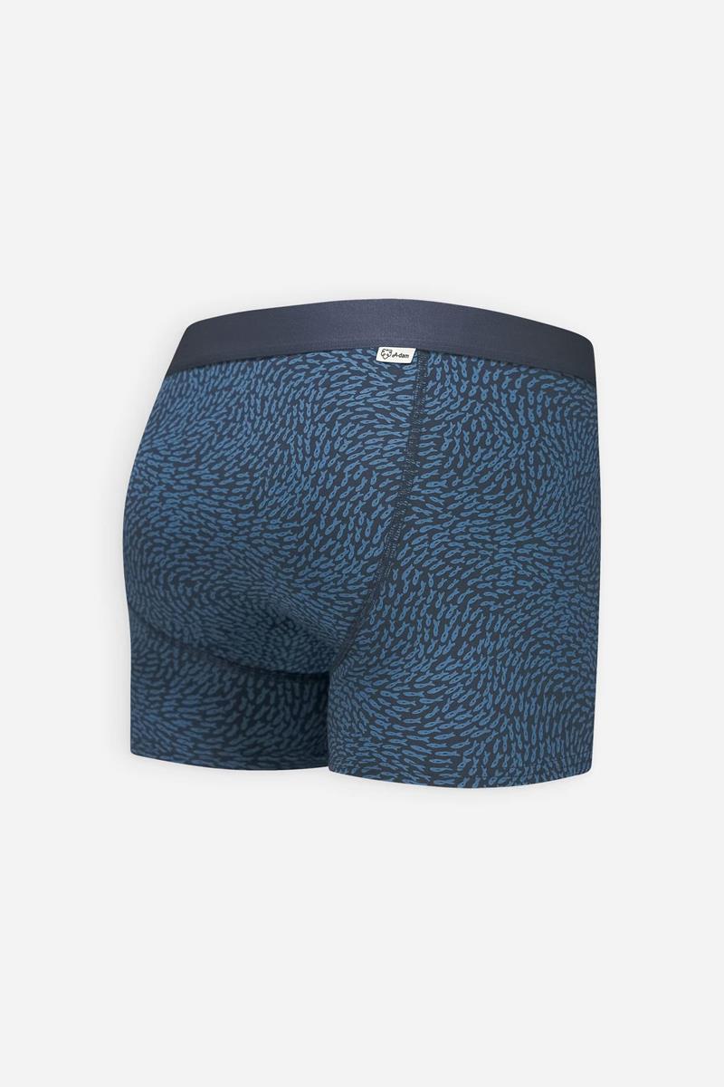 A-dam Boxershort Blue Fish Blauw 2