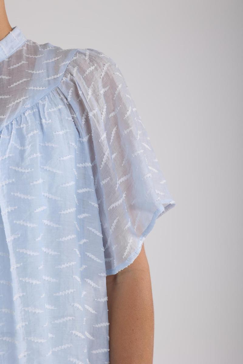 NUKUS NUKUS Blouse NKS02065 Blauw 4