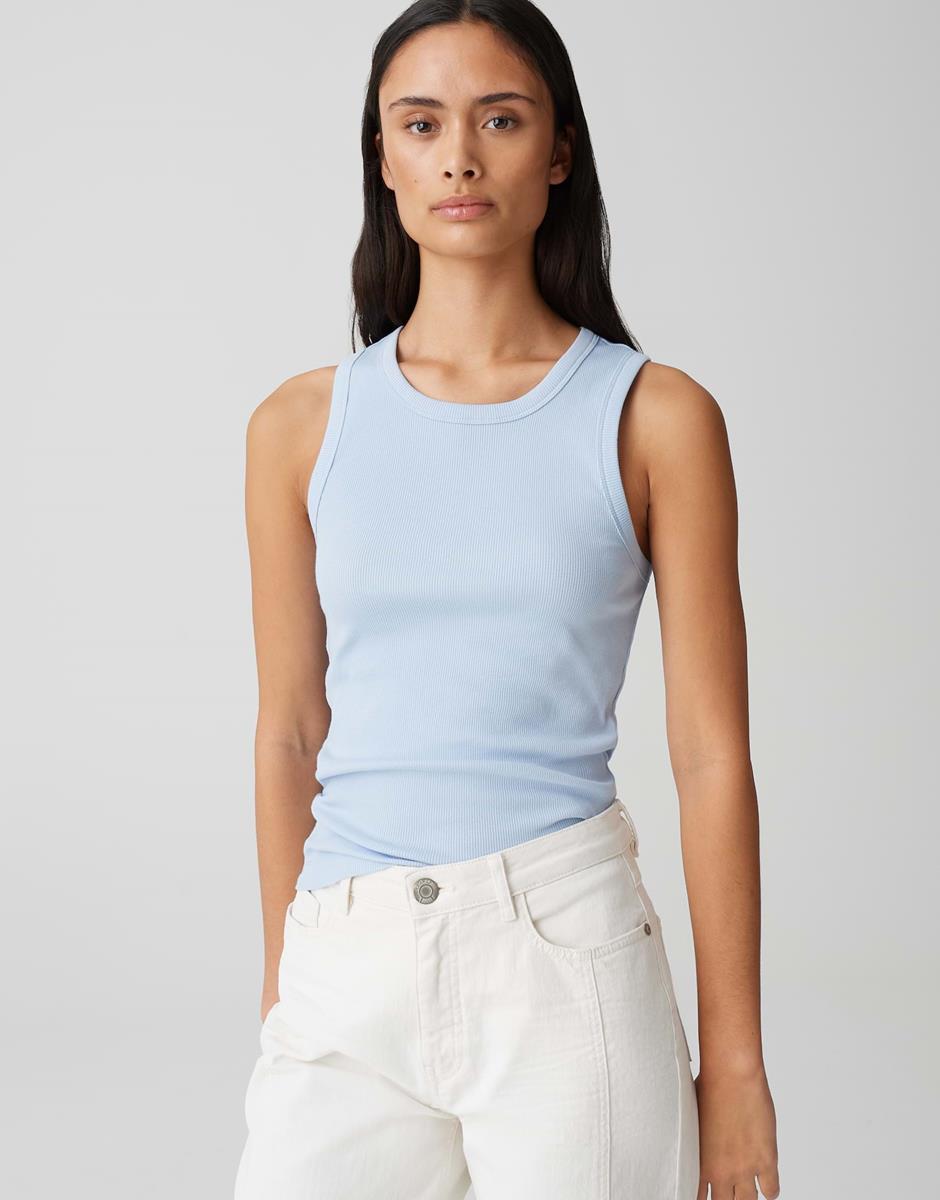 OPUS OPUS T-Shirt Ilesso Blauw 1