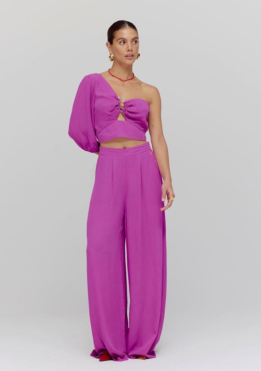 Harper & Yve Pantalon Rosie Paars 1