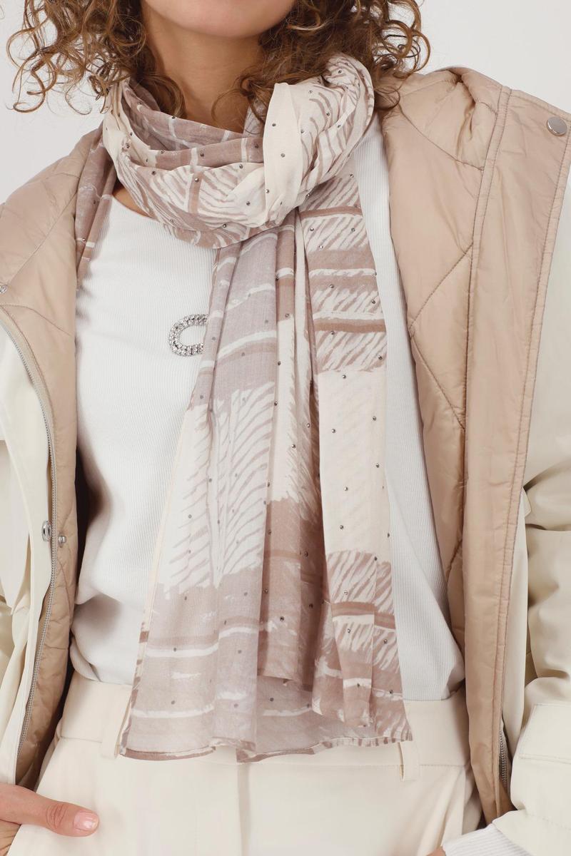 Monari Sjaal 809159 Beige 1