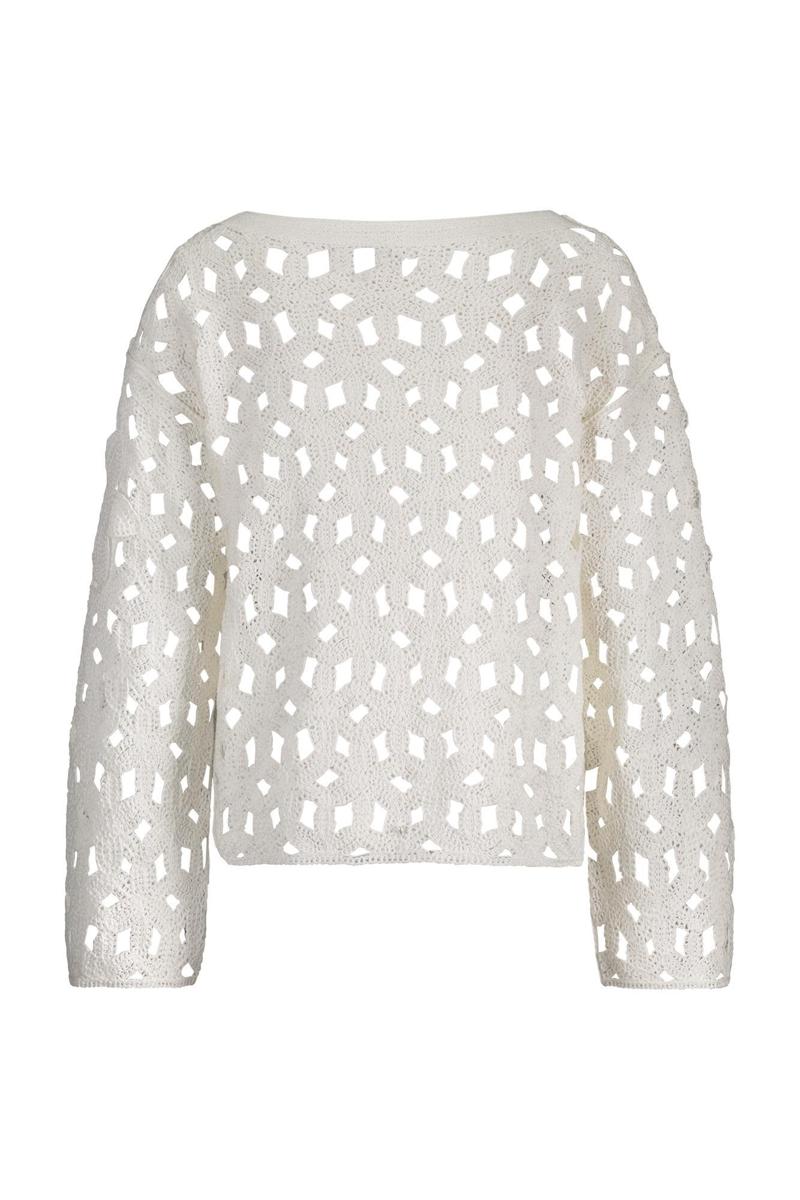 Studio Anneloes Studio Anneloes Trui Amarey flower pul Off-White 2