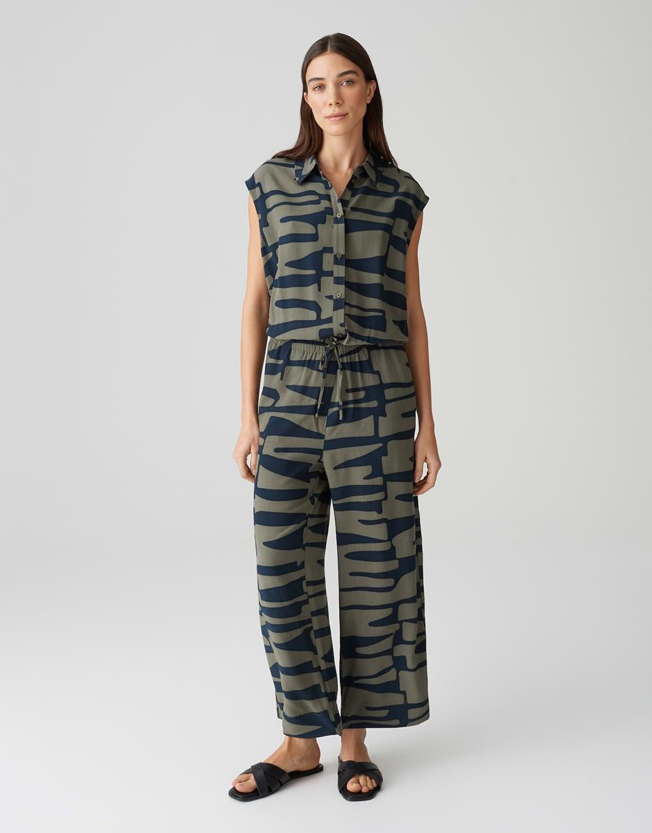 OPUS Jumpsuit Monny Shadow Groen 1