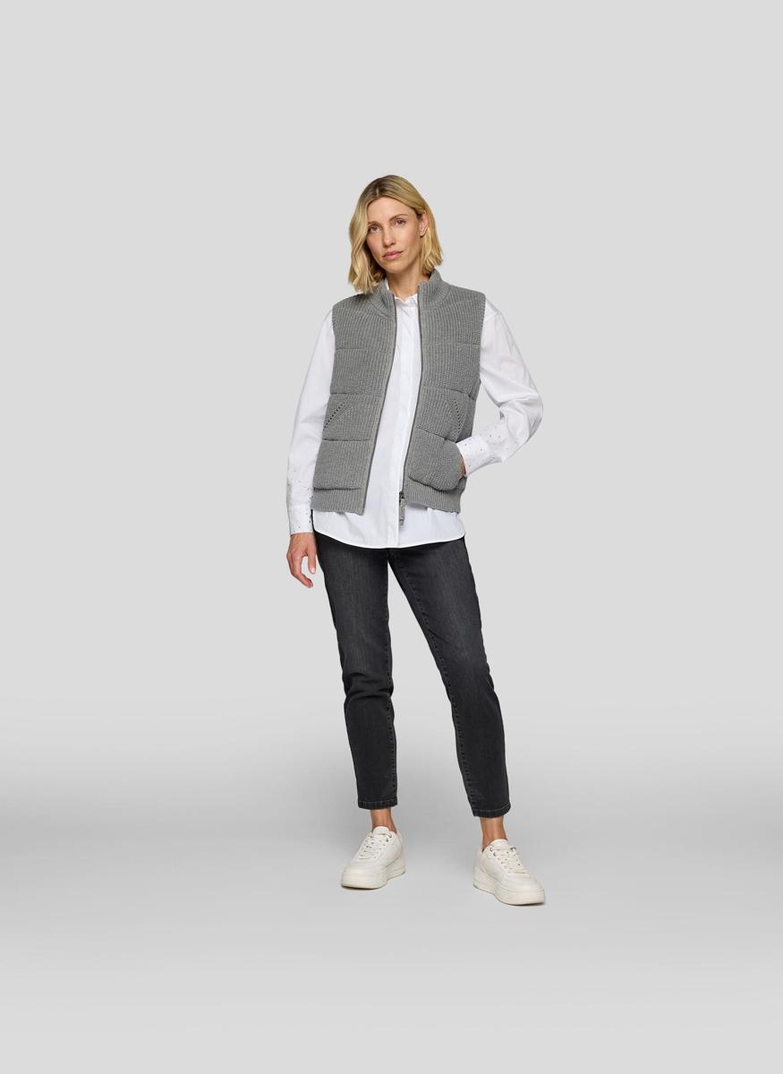 Rabe Vest 55-221571 Grijs 1