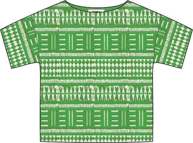 KYRA KYRA Blouse Ziggy Groen 2