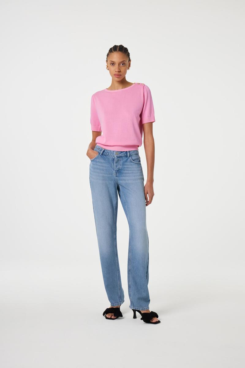 Fabienne Chapot Fabienne Chapot Gebreide Philou Pullover Roze 4