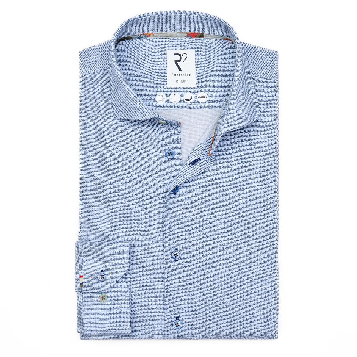 R2 Amsterdam R2 Amsterdam Overhemd 128.WSP.002 Blauw 1