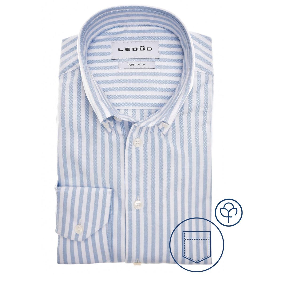 Ledûb Ledûb Overhemd 0142883 Blauw 1