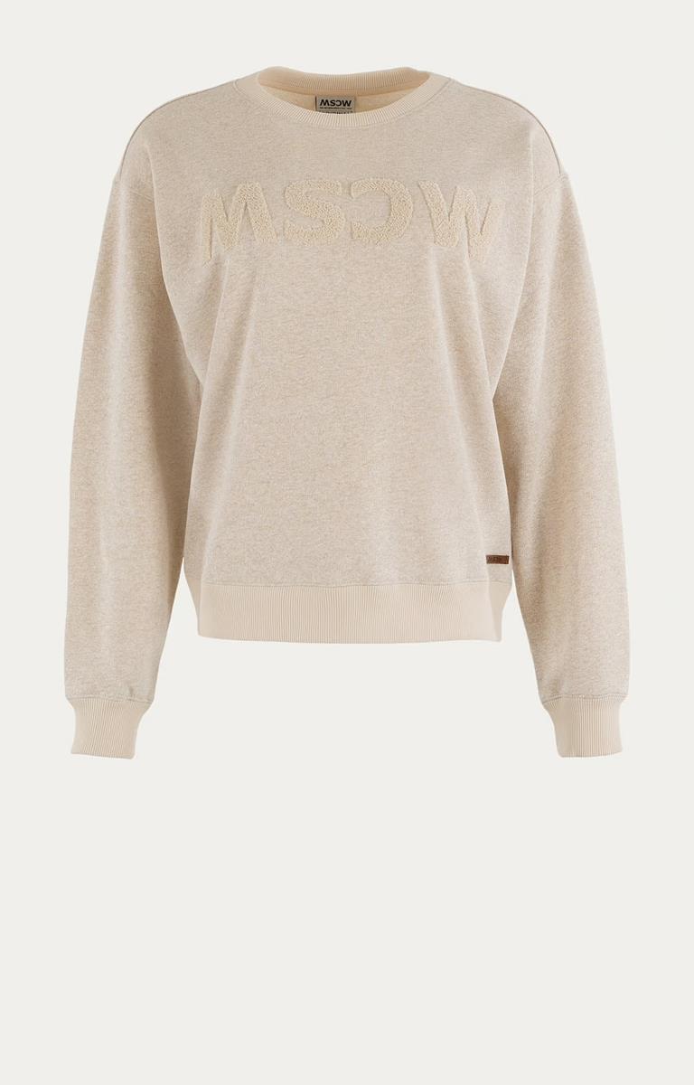 Moscow Moscow Sweater Logo Sweat Goud 1