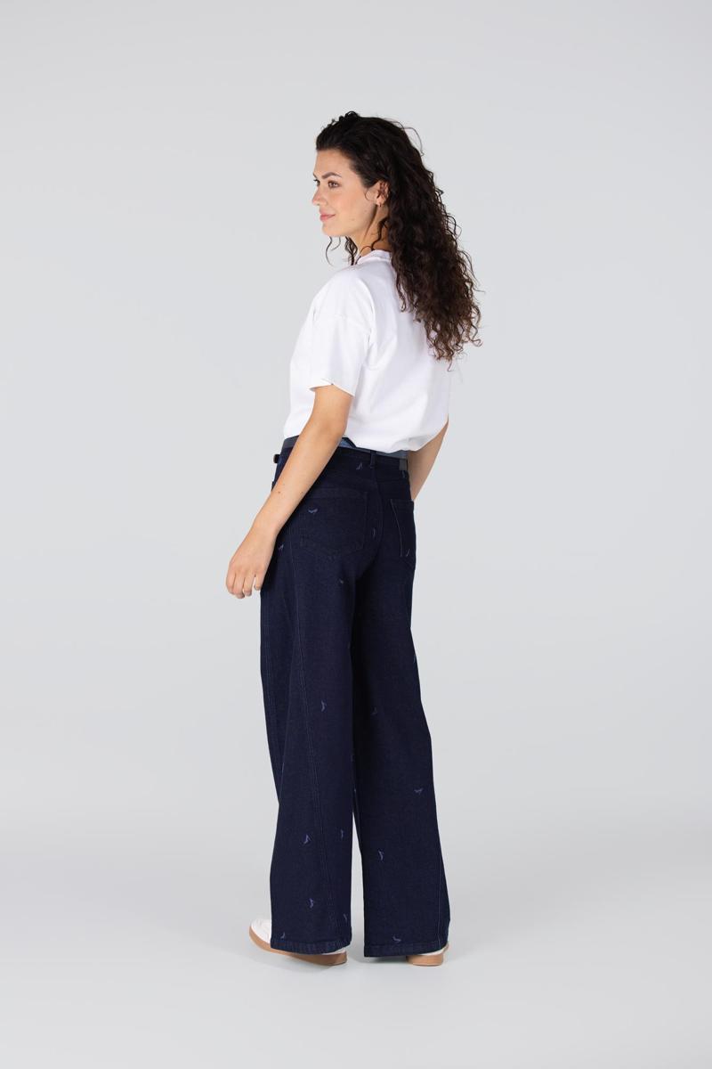 Jansen Amsterdam Pantalon Isabeau Blauw 2