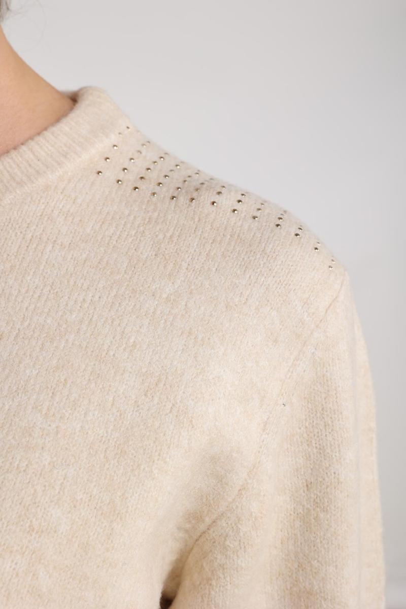 NUKUS Trui NKF03001 Beige 5