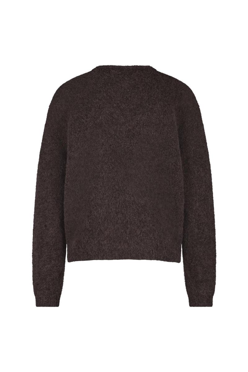 Studio Anneloes Vest Bibi mohair cardi Bruin 2