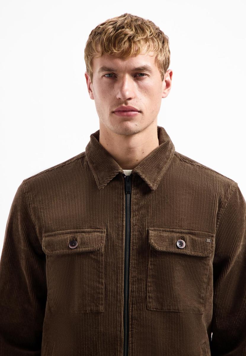 No Excess Overshirt 29510907 Taupe 4