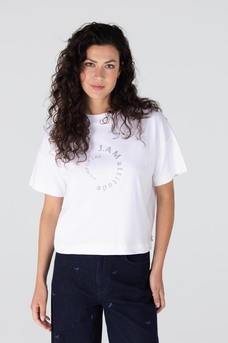 Jansen Amsterdam T-Shirt LARA W25 Wit 3