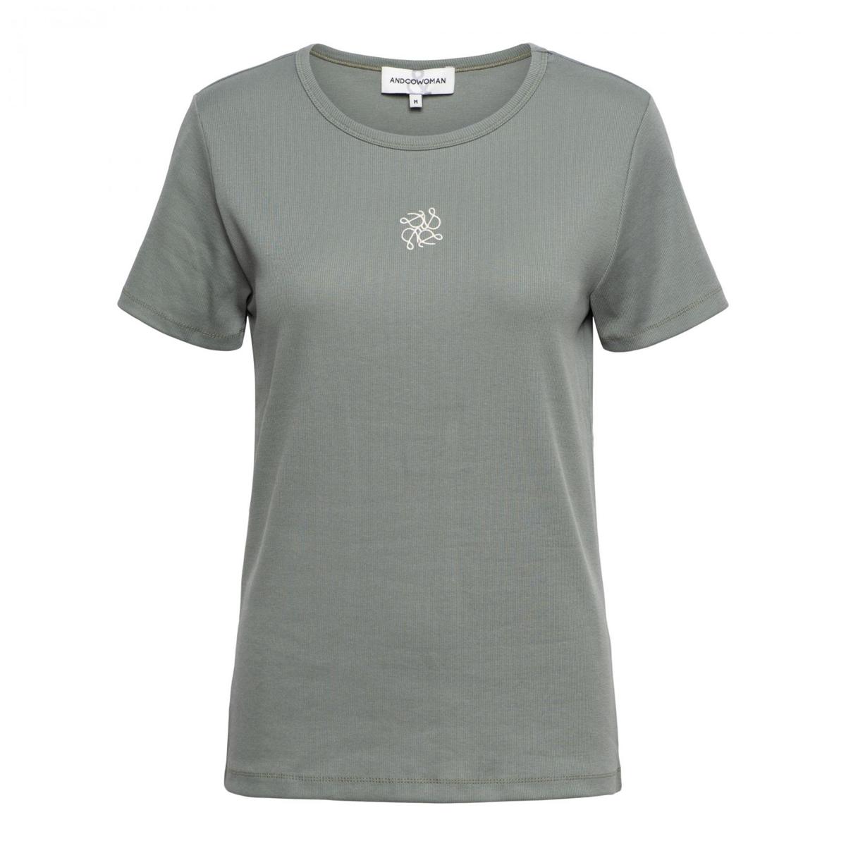 &Co Woman &Co Woman T-Shirt TS265 Groen 1