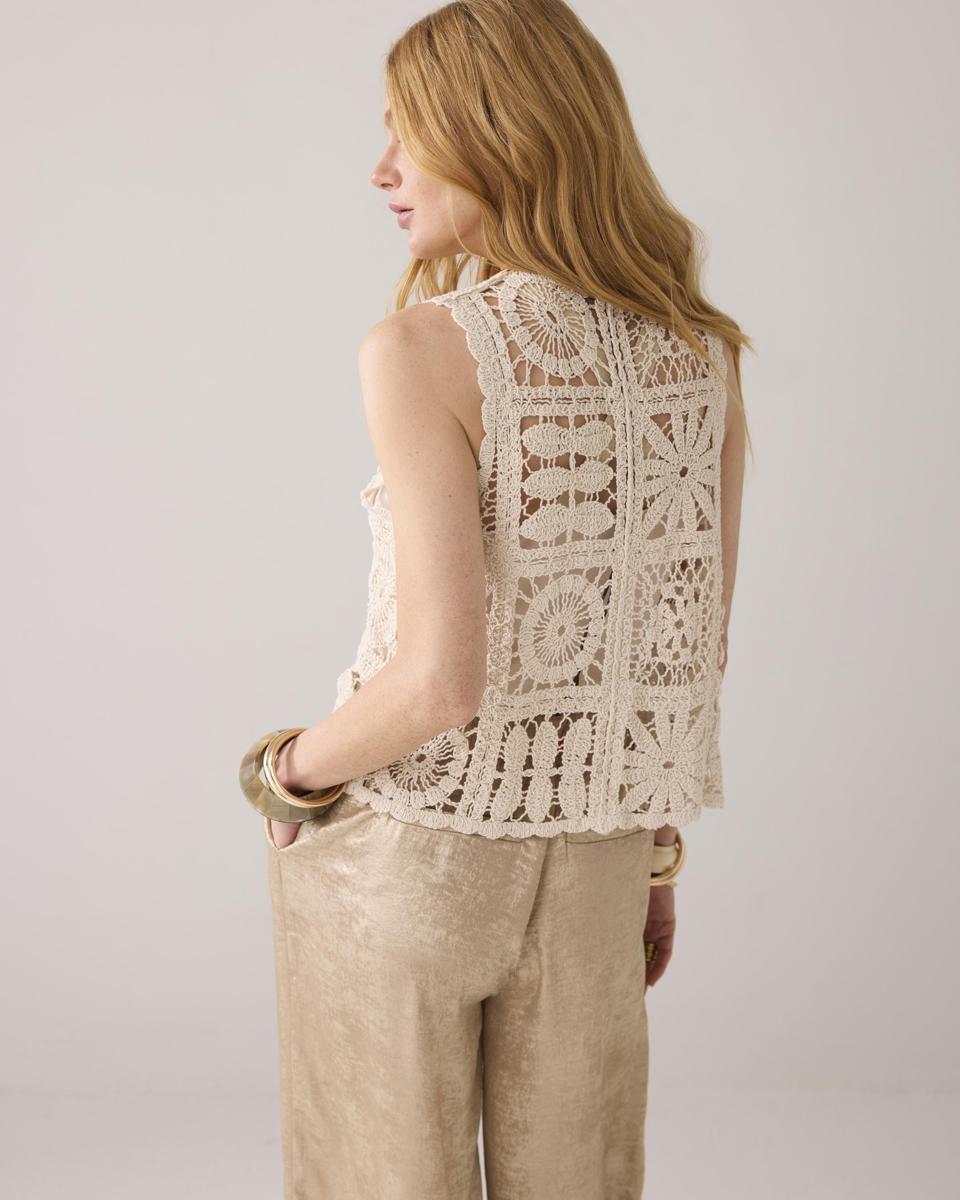 Summum Summum Gilet 7s7921-70021 Off-White 6