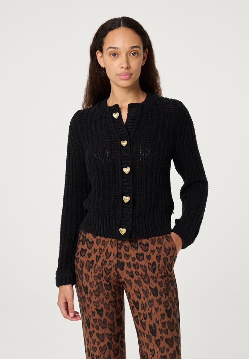 Fabienne Chapot Vest Sun Cardigan Zwart 1