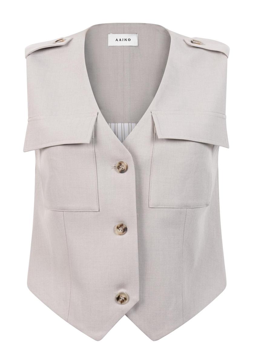 Aaiko Aaiko Gilet ALLY PES 681 Grijs 1