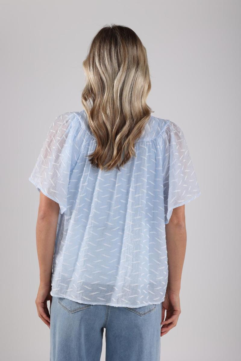 NUKUS NUKUS Blouse NKS02065 Blauw 6