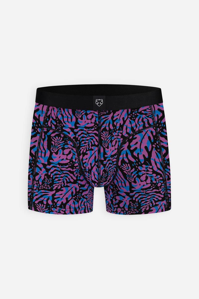 A-dam Boxershort Black Leafs Zwart 1