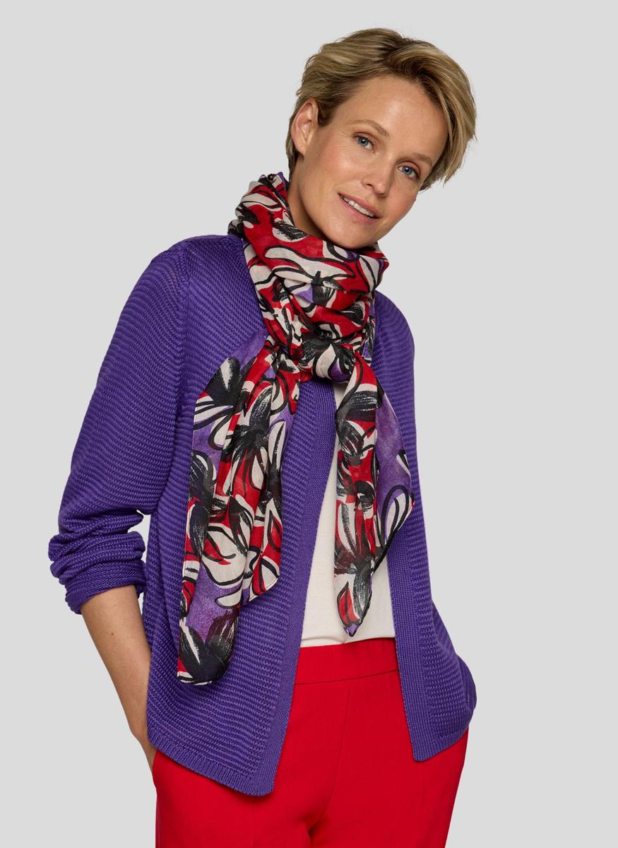 Rabe Sjaal 55-213940 Rood 1