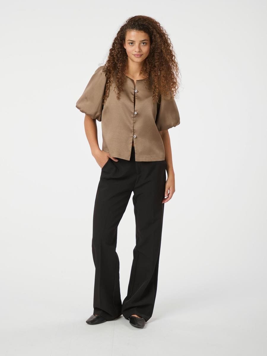 Neo Noir Neo Noir Blouse Aisa Taupe 2