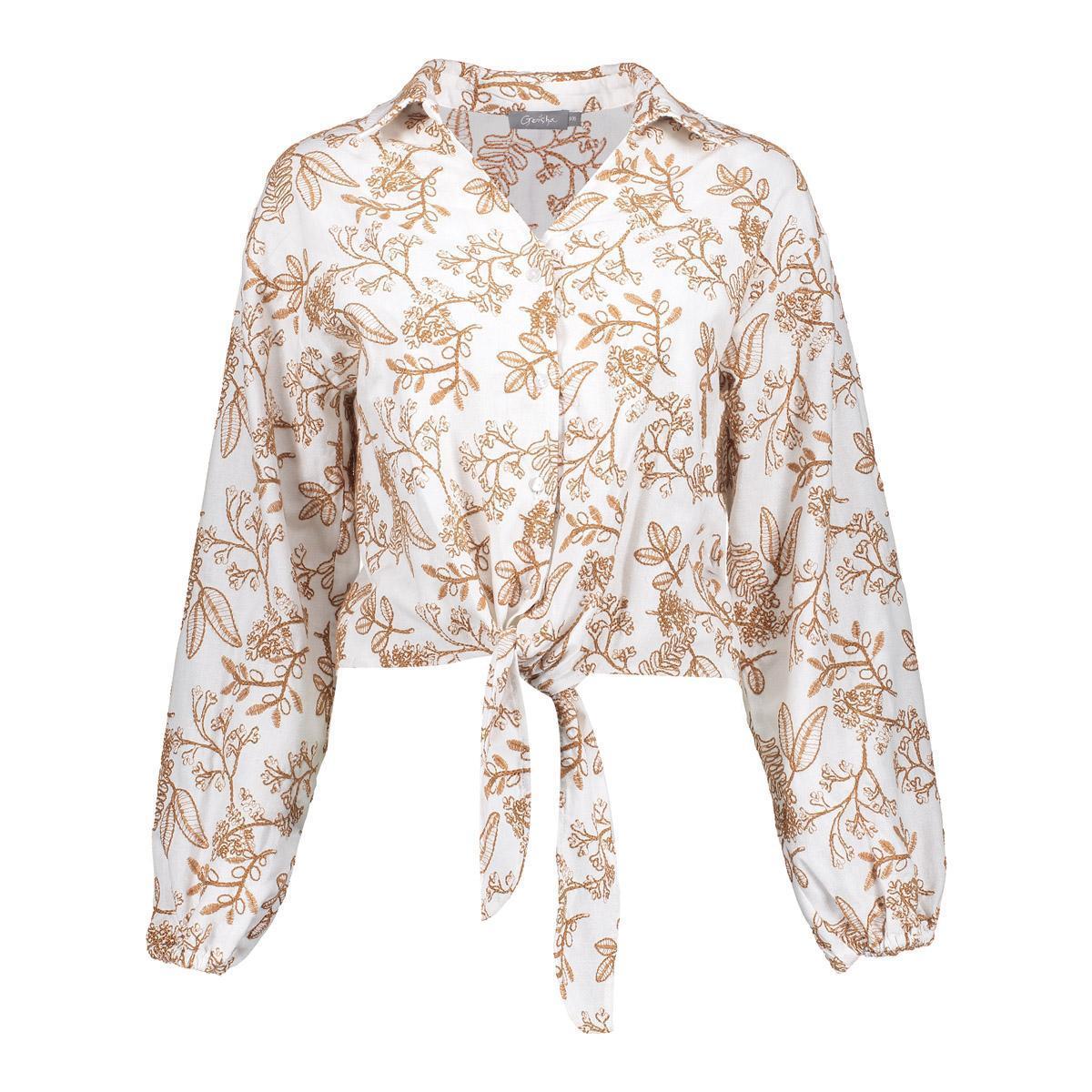 Geisha Geisha Blouse 53143-21 Bruin 1