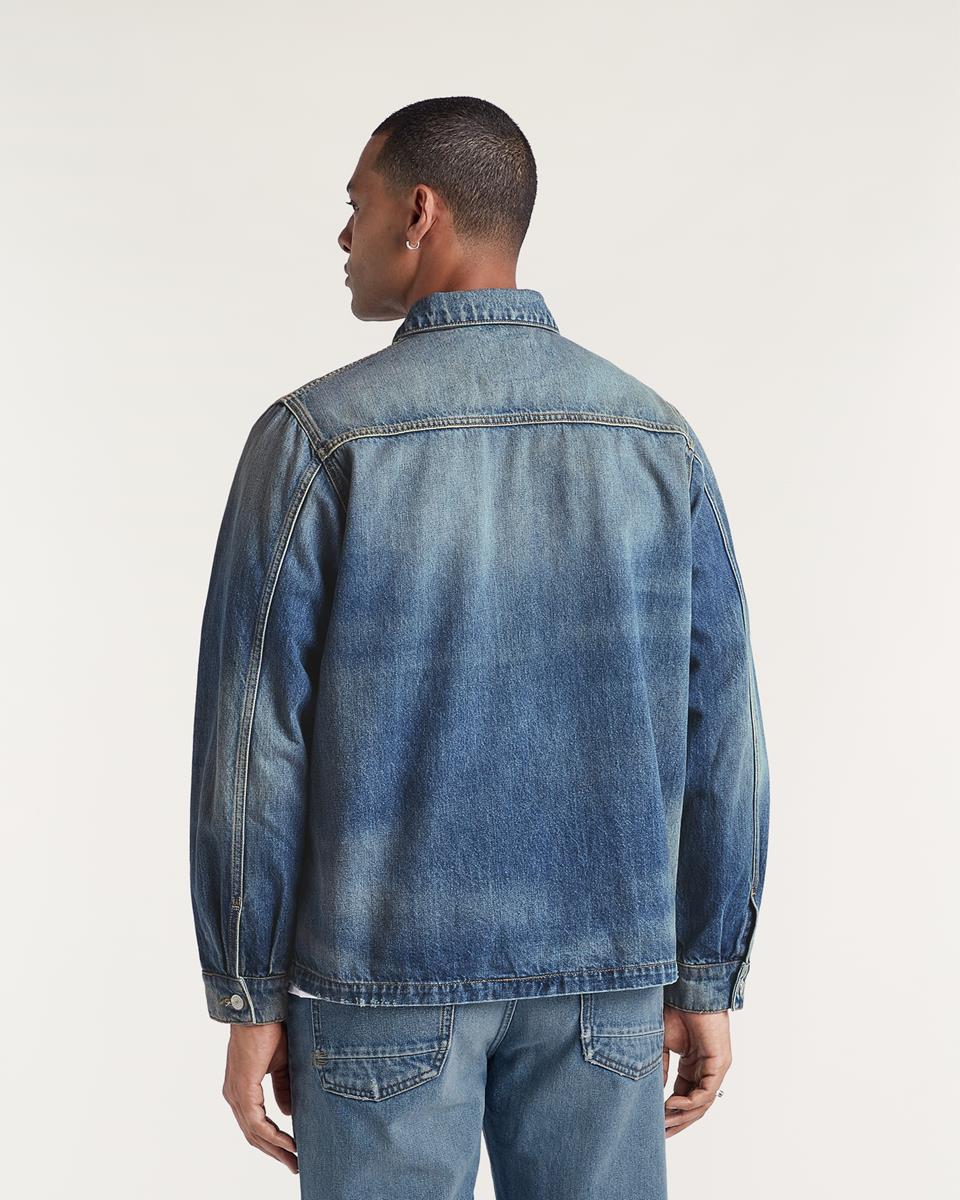 Denham Overshirt 01-25-07-43-003 Blauw 3