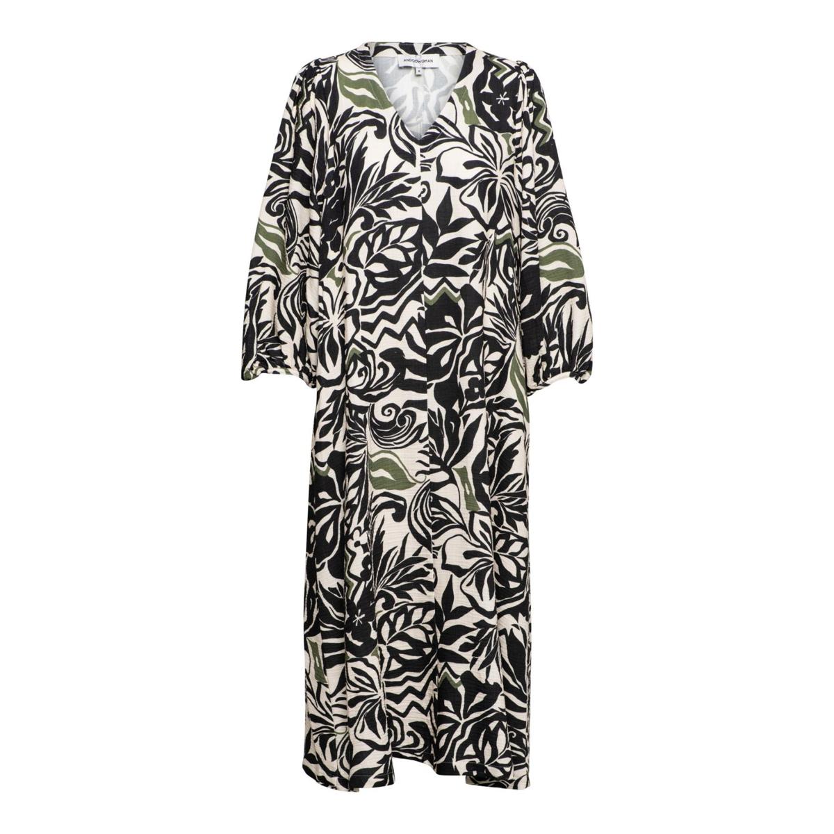 &Co Woman &Co Woman Jurk DR275 Zwart 5
