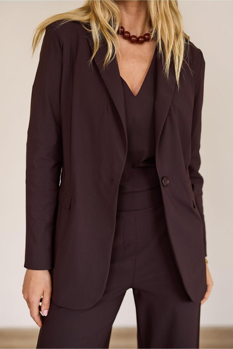 Studio Anneloes Studio Anneloes Blazer Fran blazer Bruin 4