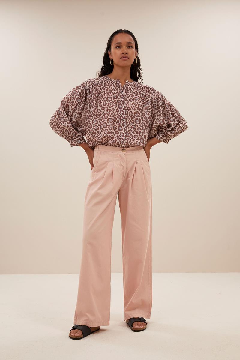 By-Bar By-Bar Blouse Lucy Cheetah Roze 1