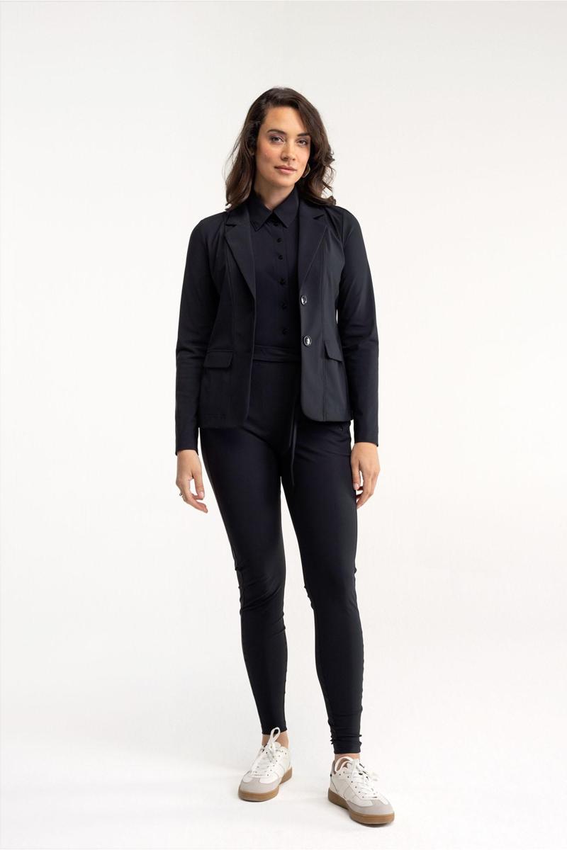 Studio Anneloes Studio Anneloes Blazer Bright bonded bla Zwart 4