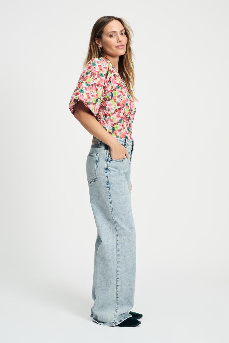 POM Amsterdam POM Amsterdam Blouse SP9077 Rood 5
